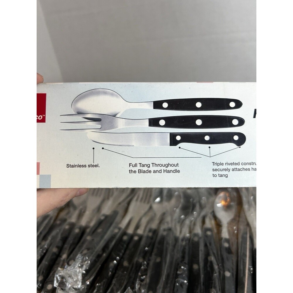 Ronco Showtime 40 Pc Flatware Set Complete 5 Pc Service for 8 Seen On TV Unused - Picture 10 of 12